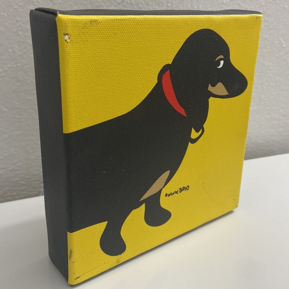 Marc Tetro Dachshund Canvas Print * 6”x6” - Picture 5 of 5